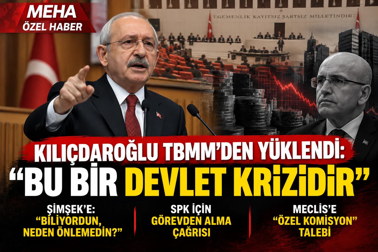 Kılıçdaroğlu TBMM’den yğklendi: Bu bir devlet krizidir