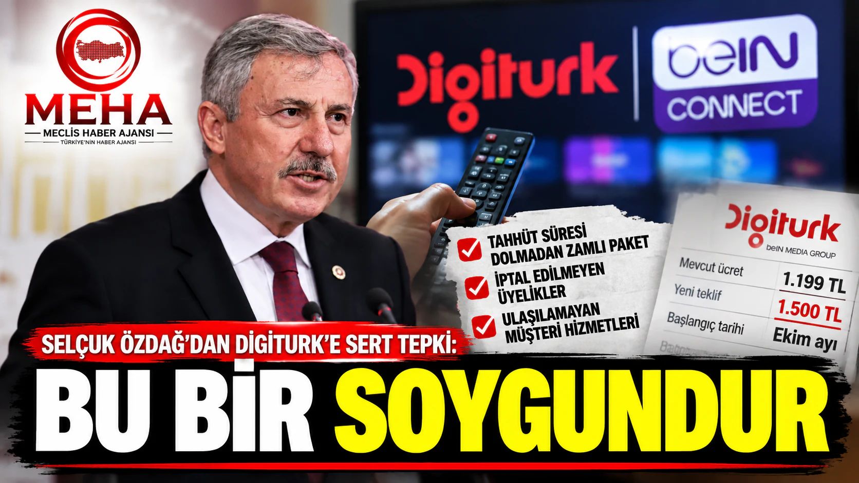 Özdağ’dan Digiturk’e sert tepki: Bu bir soygundur