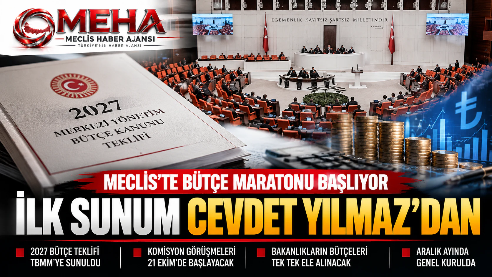 Meclis'te bütçe maratonu: İlk sunum Cevdet Yılmaz'dan