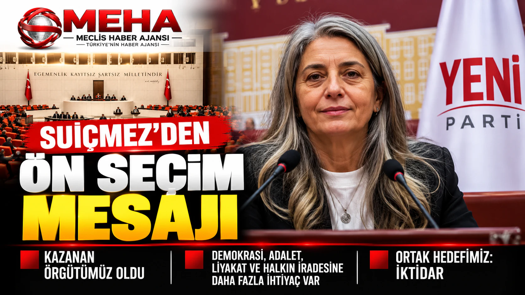 Suiçmez'den ön seçim mesajı: Kazanan örgütümüz oldu