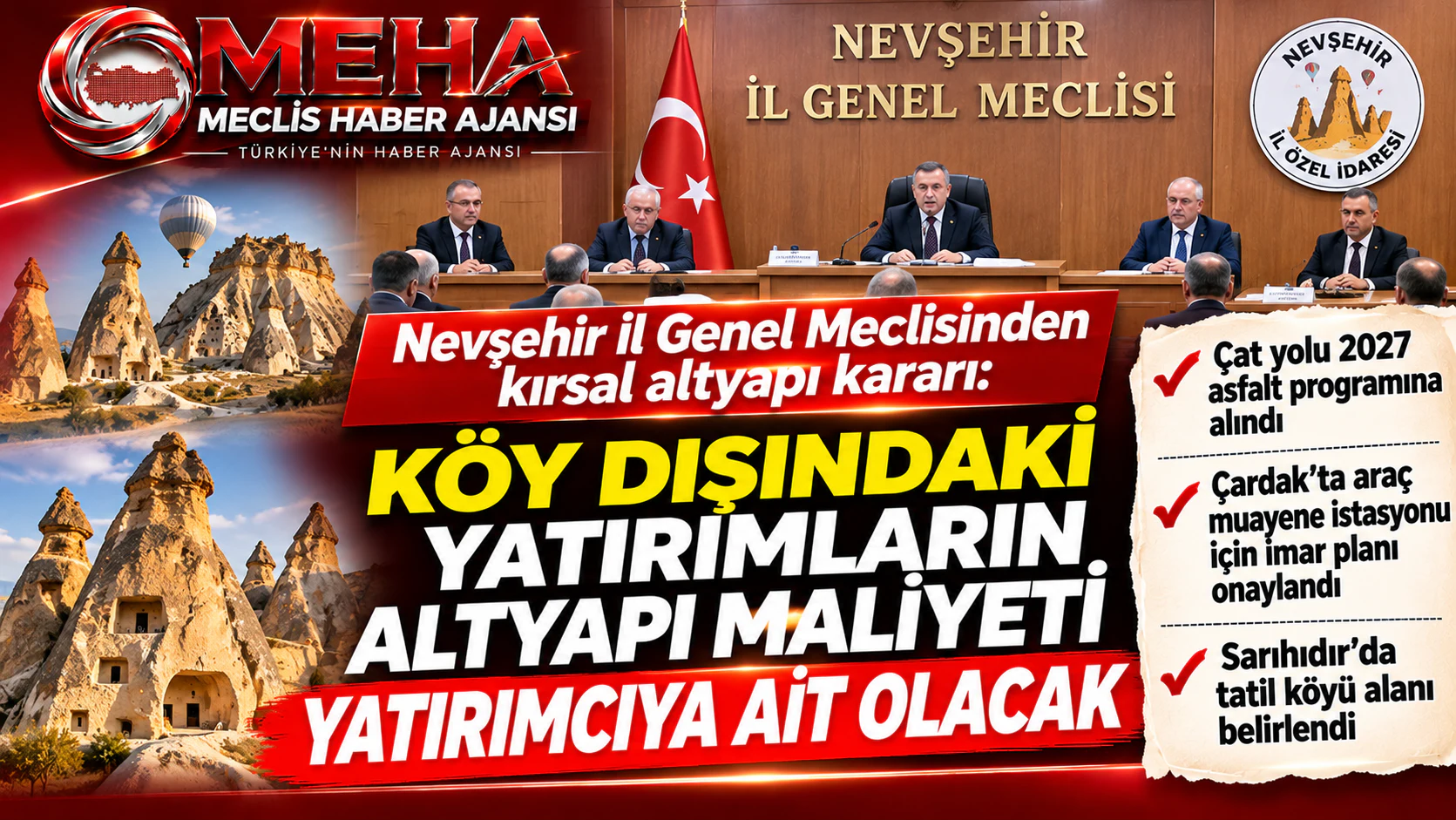 İl genel meclisinden köylerde altyapı kararı: Masrafları kim karşılayacak?