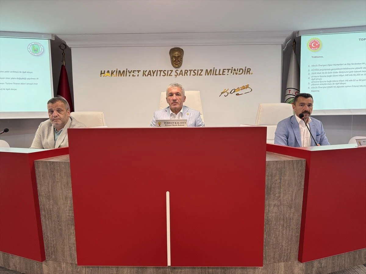 Bartın'da bütçe ve köylerin imar geleceği Meclis gündeminde