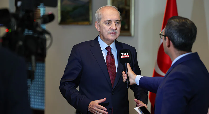 Görsel: TBMM — Numan Kurtulmuş'un TRT Haber açıklaması — resmî kaynak