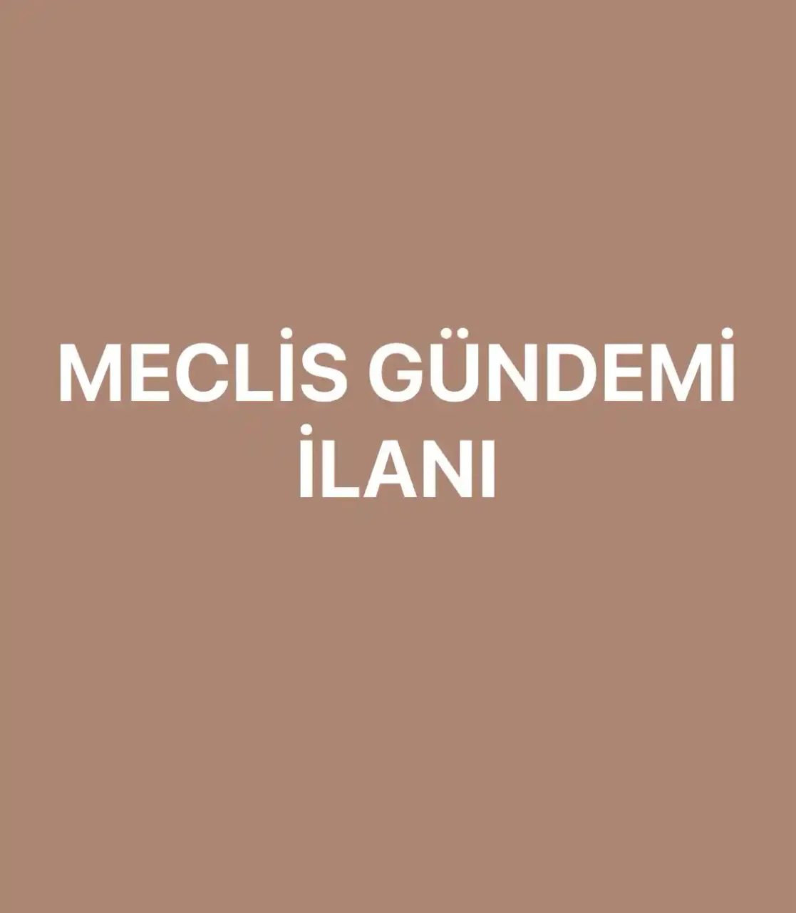 Alucra Meclisi ekim gündemini açıkladı