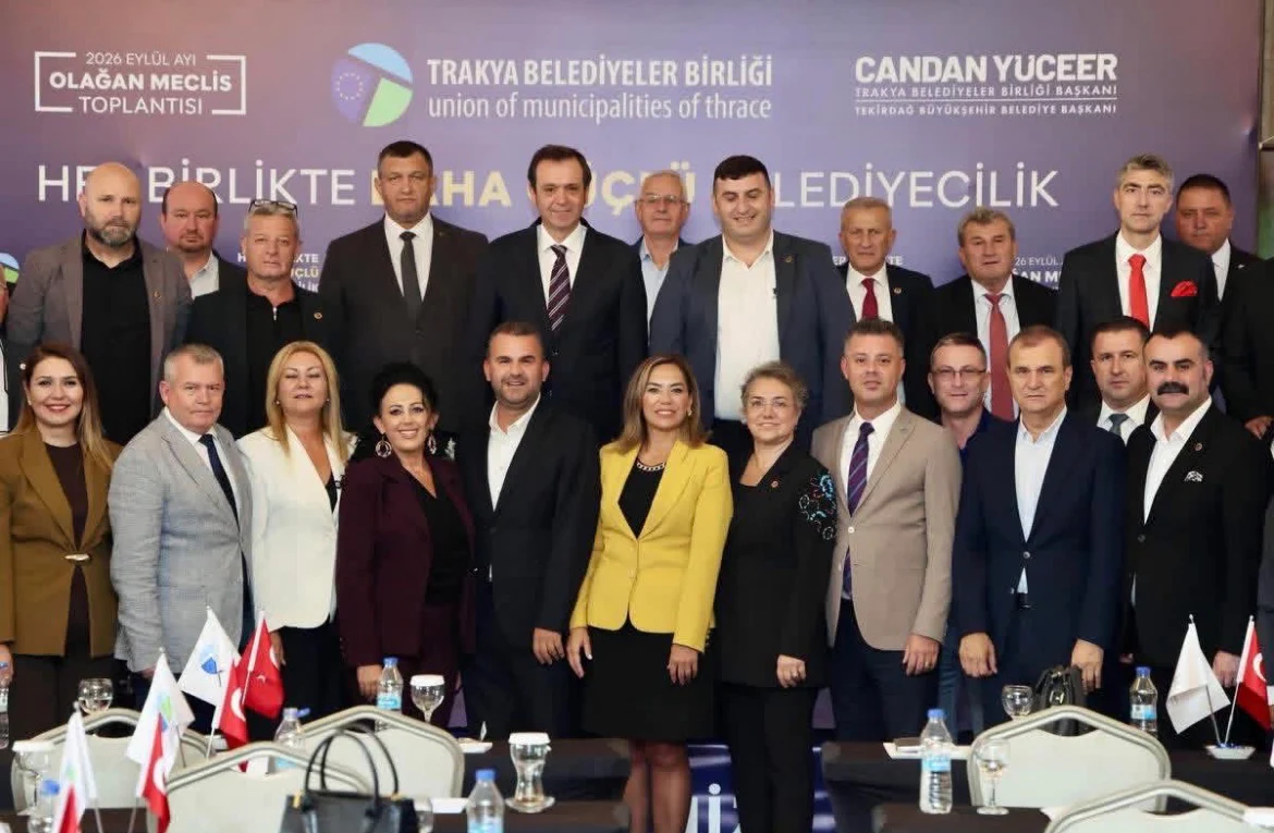 Görsel: Trakya Belediyeler Birliği — 2026 Eylül dönemi olağan meclis toplantısı — resmî kaynak
