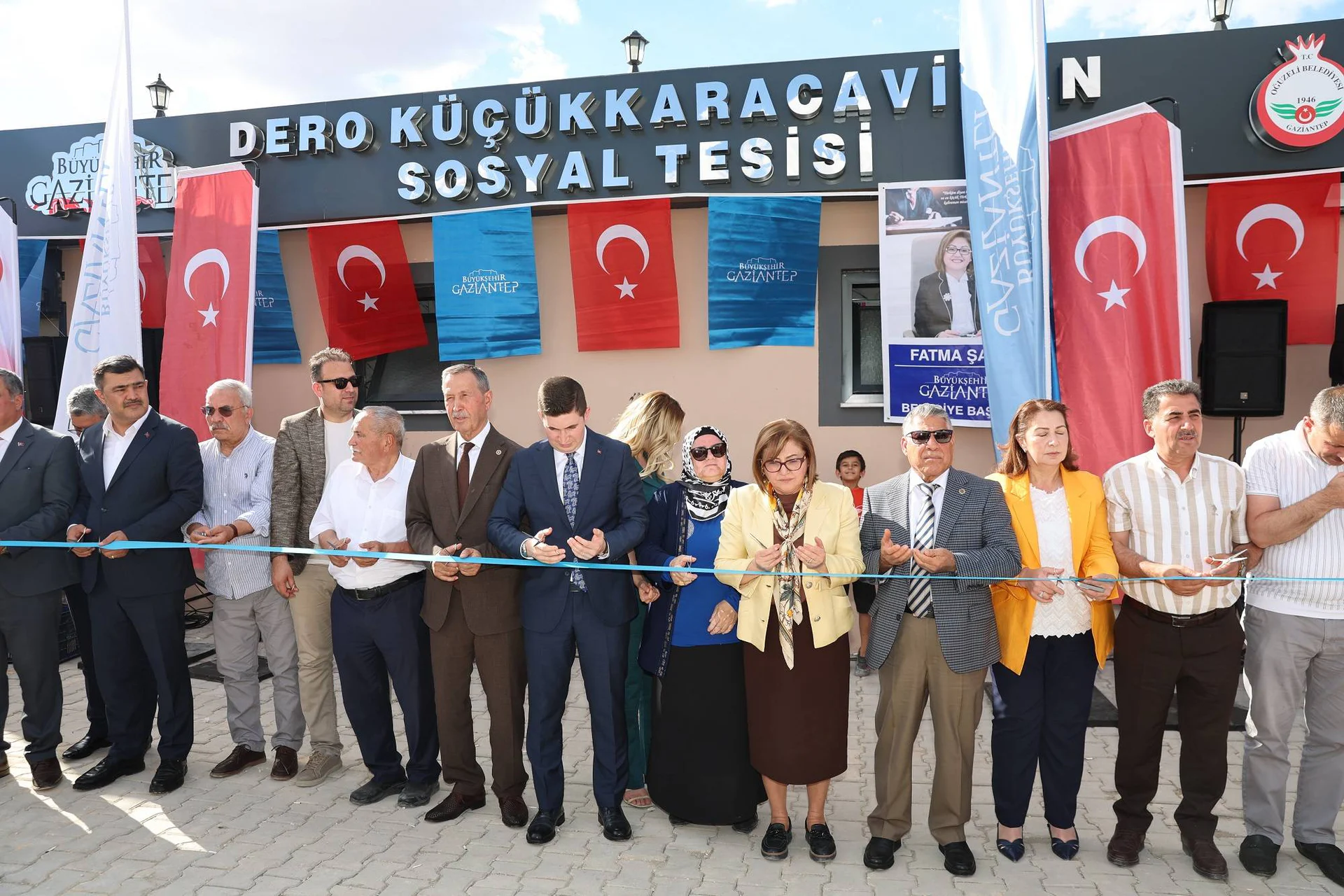 Dero Küçükkaracaviran Sosyal Tesisi'nin açılışı.
